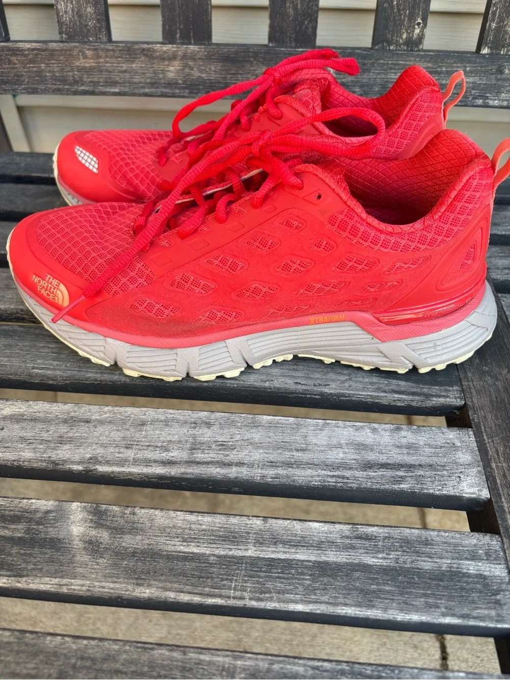 The North Face lightweight red